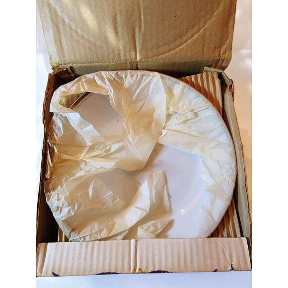 Lot of 6 Royalton Island Gold Soup Plates – Vintage Japan – 3 Boxed Sets - Picture 6 of 9